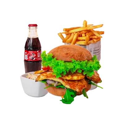Chickenburger Zestaw — Centrum Kolorado, pizzeria w Malawie pod Rzeszowem